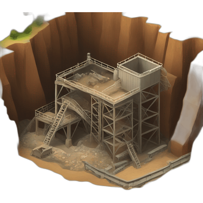 mine shaft/Mining Building emoji