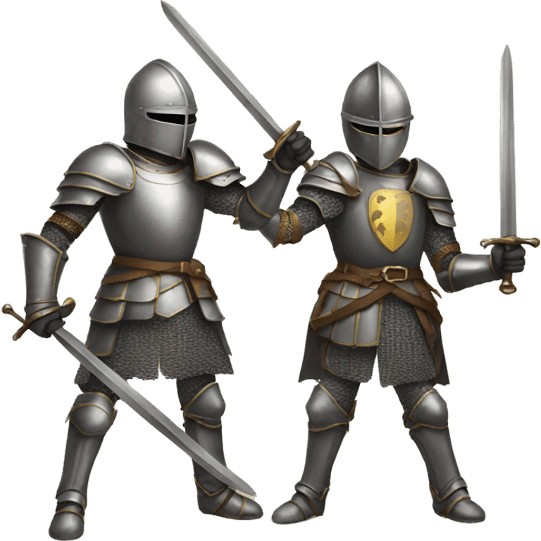 Dueling knights emoji emoji