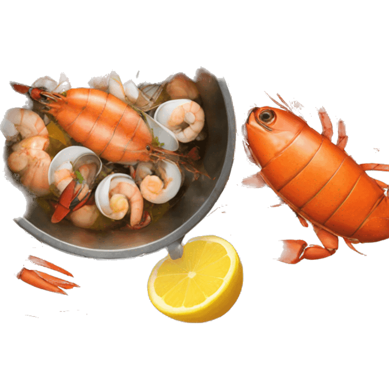 Seafood boil  emoji