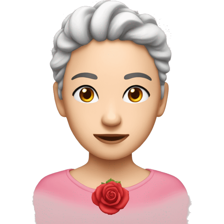 Rosa hjerte emoji