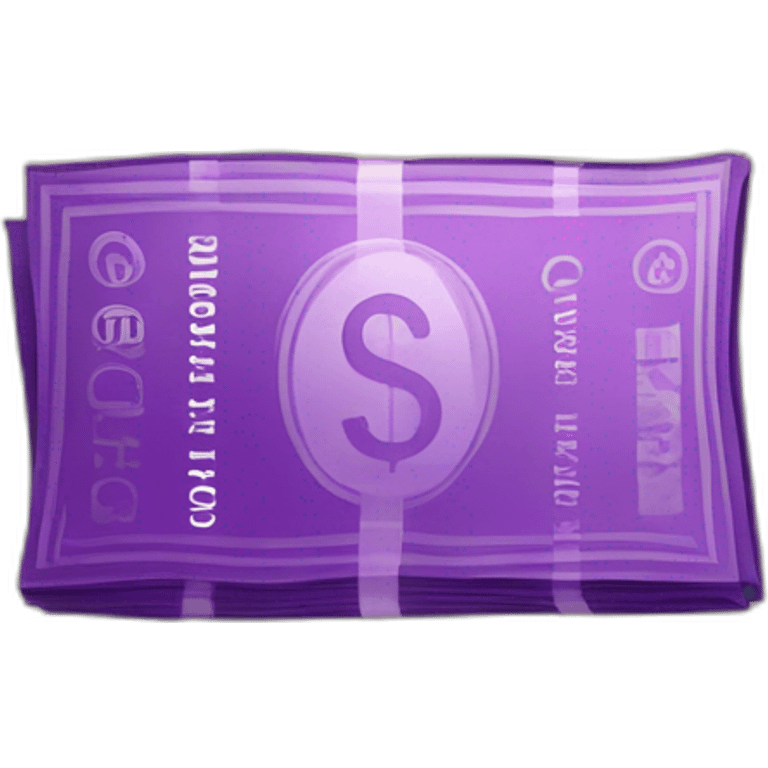 500 euros billet violet emoji