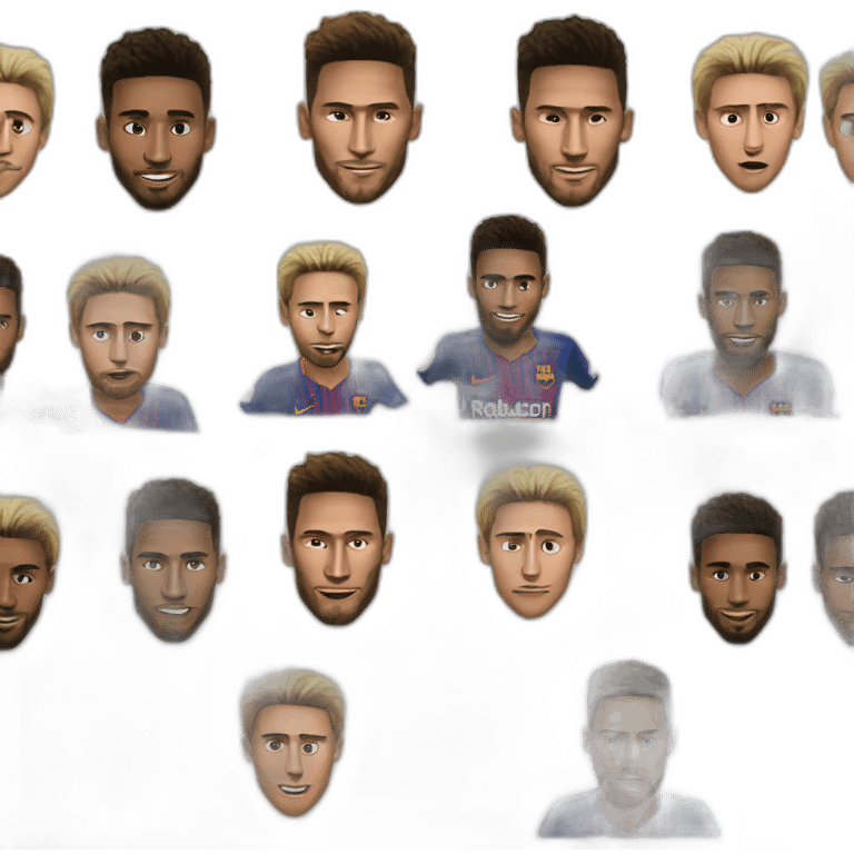 Neymar messi emoji