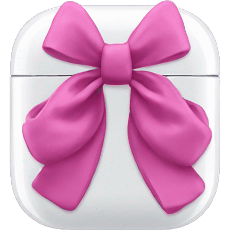 AirPod max with bow emoji