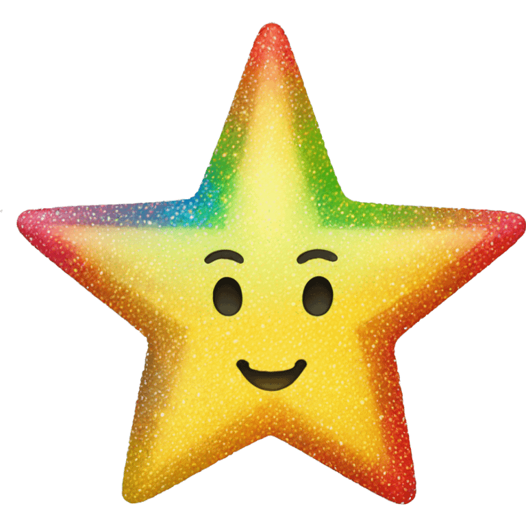 Estrella fugaz arco iris  emoji