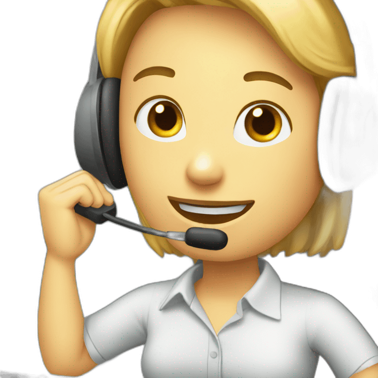 call center emoji