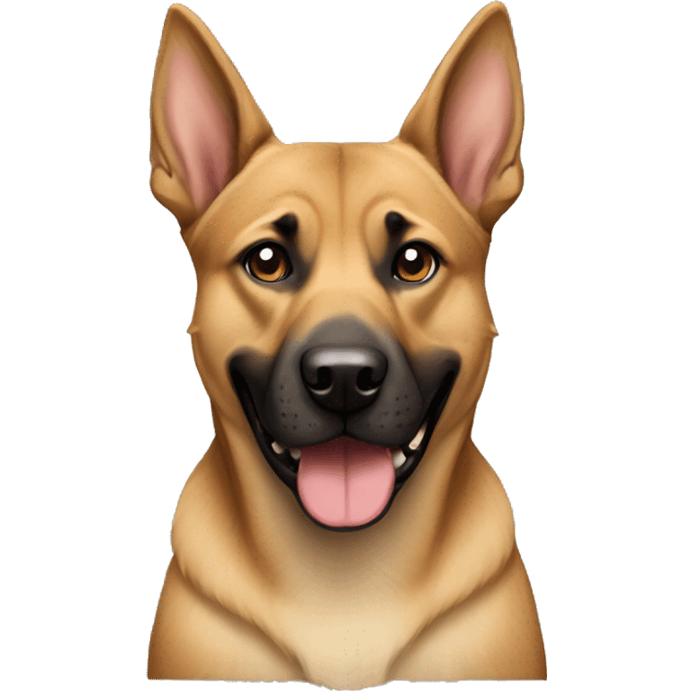 german shepard mixed with a pitbull dog emoji