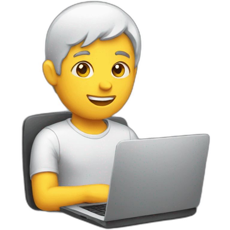 person with a laptop emoji