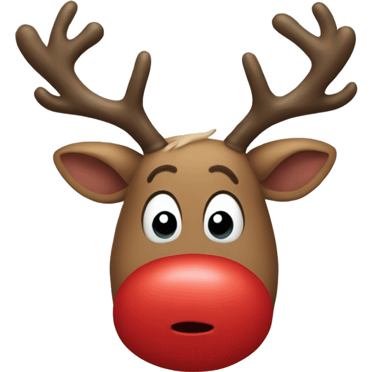 Red Nosed Reindeer emoji