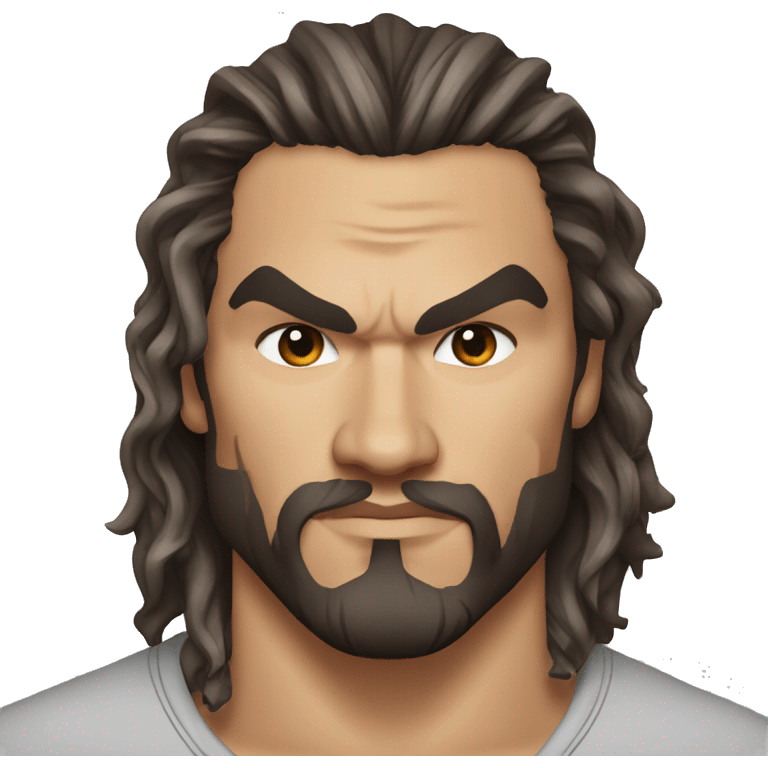 realistic jason momoa wearing tee emoji