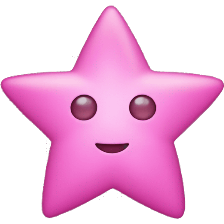 Pink star emoji