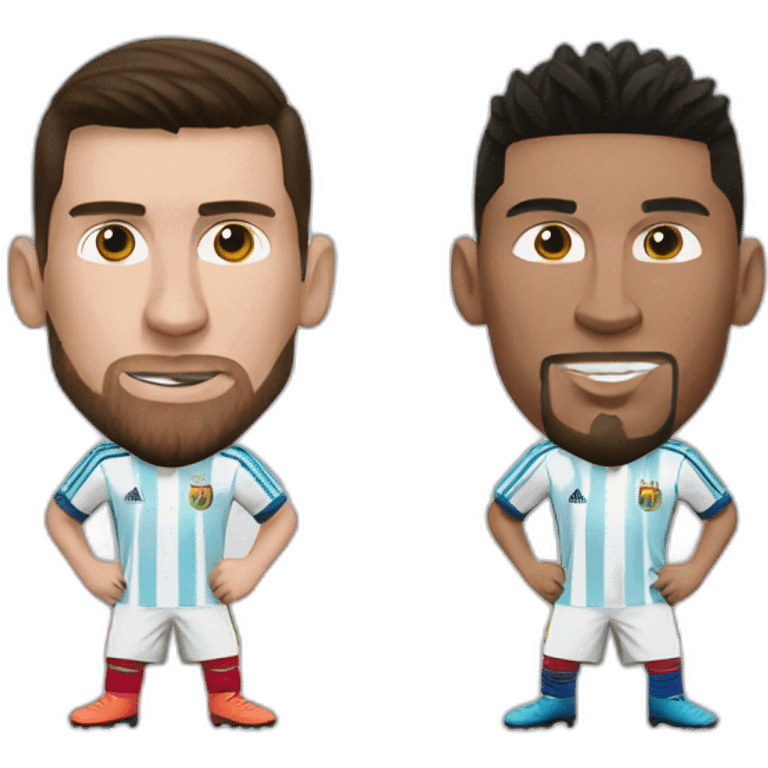 Messi vs Ronaldo  emoji