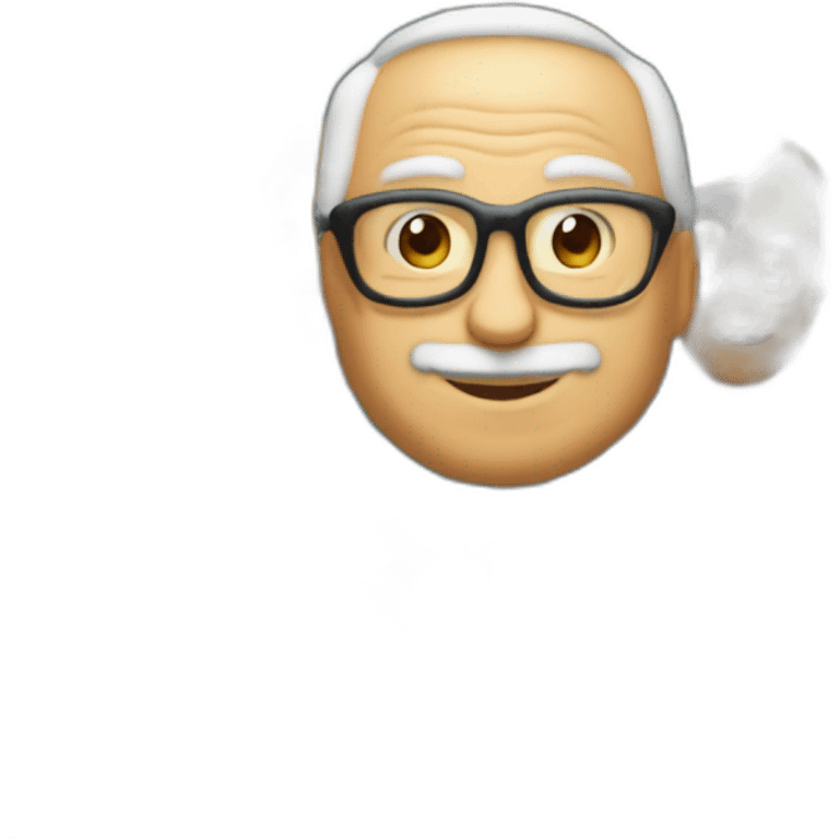 Un papa quiest dans une fête emoji