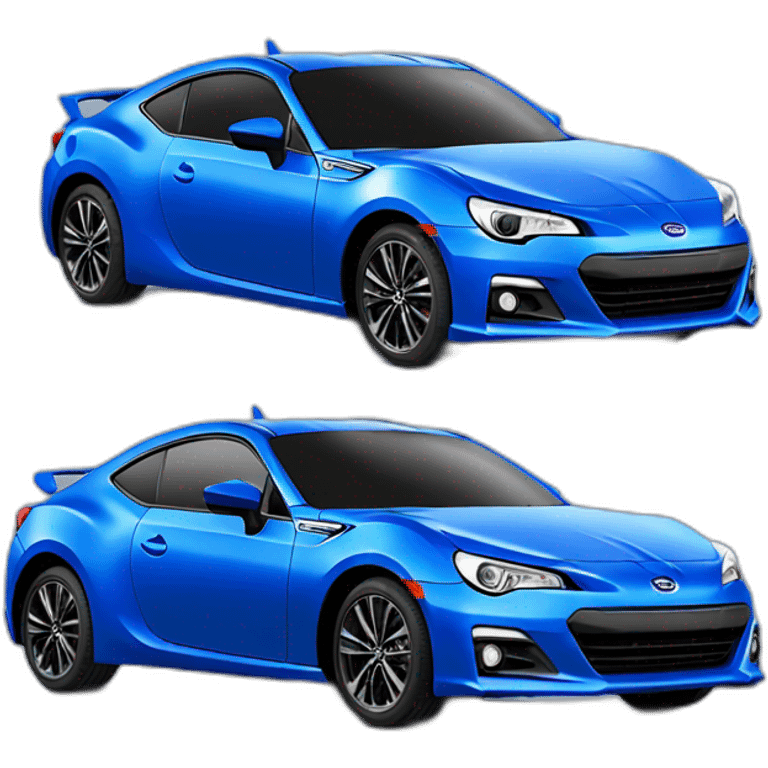 Blue Subaru BRZ emoji