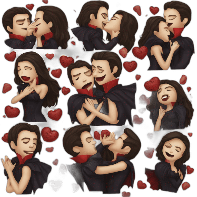 vampire kiss emoji