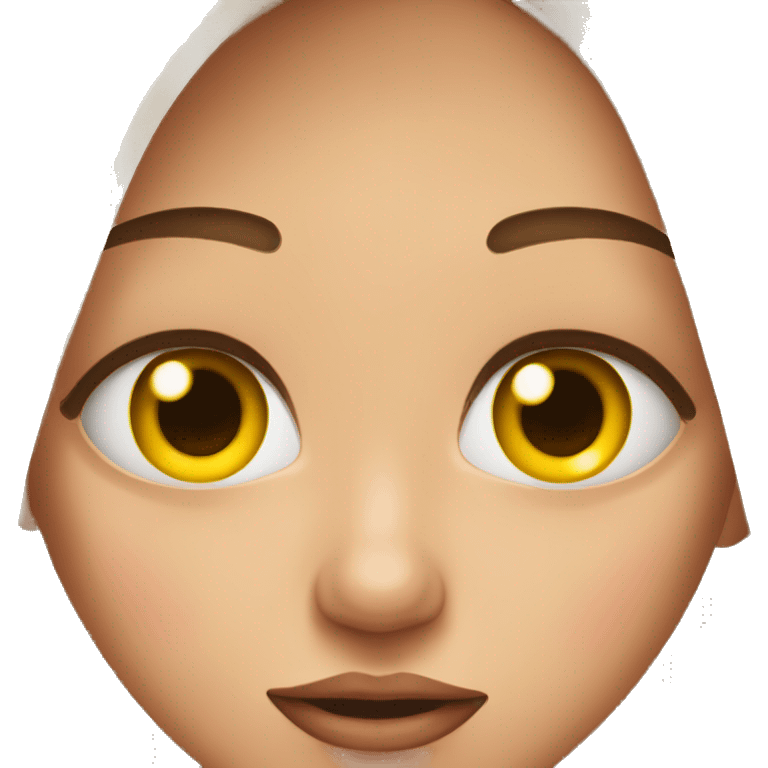 Girl rolling eyes with nails  emoji