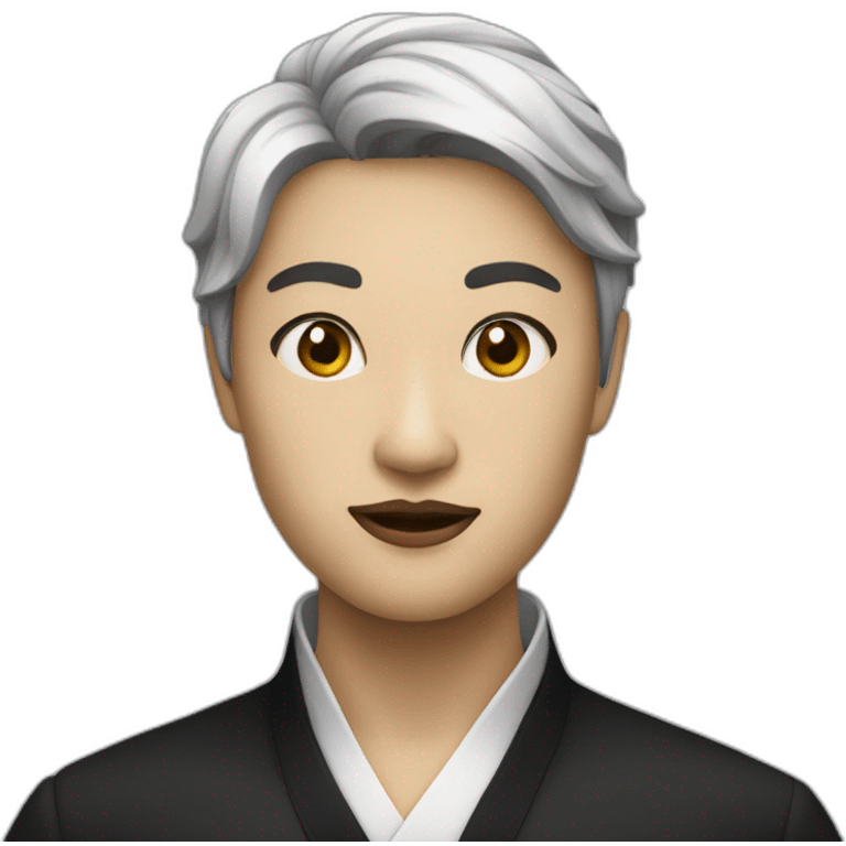 Chinois noir emoji