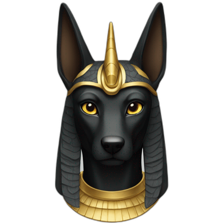 Anubis with scales emoji