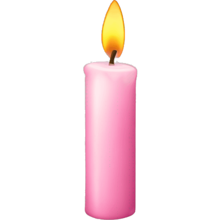 light pink candle emoji