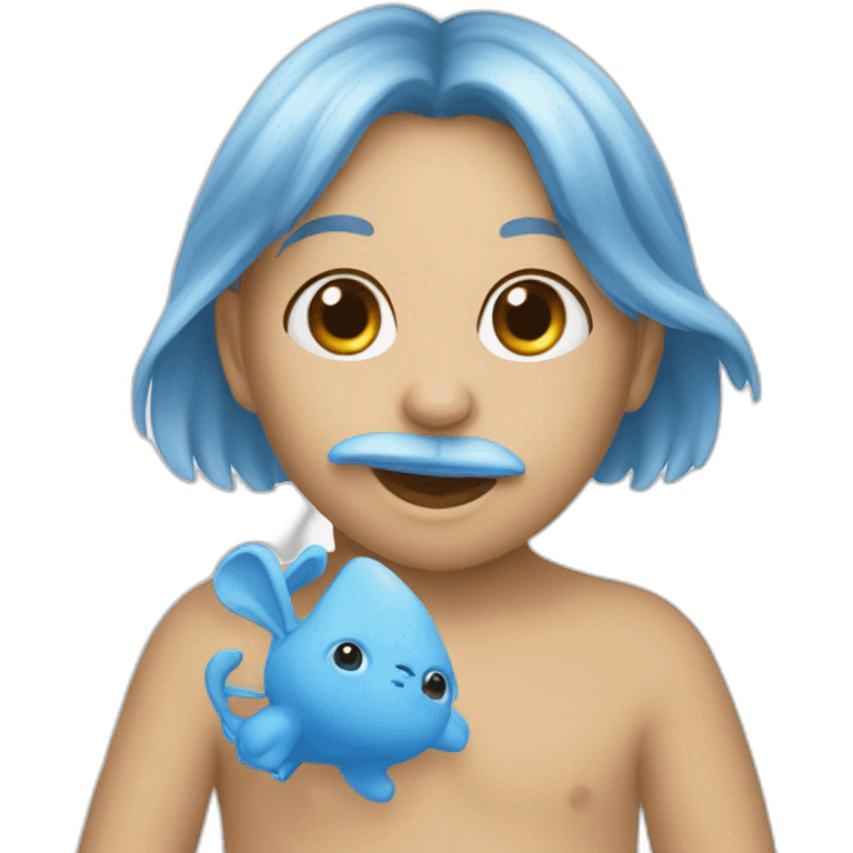 blue binky emoji