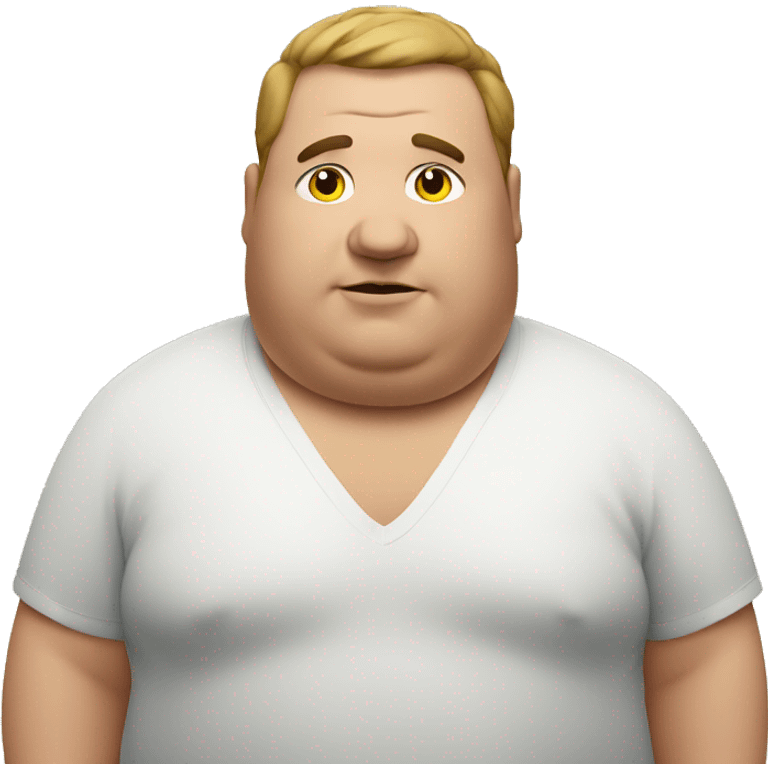 Obese man emoji