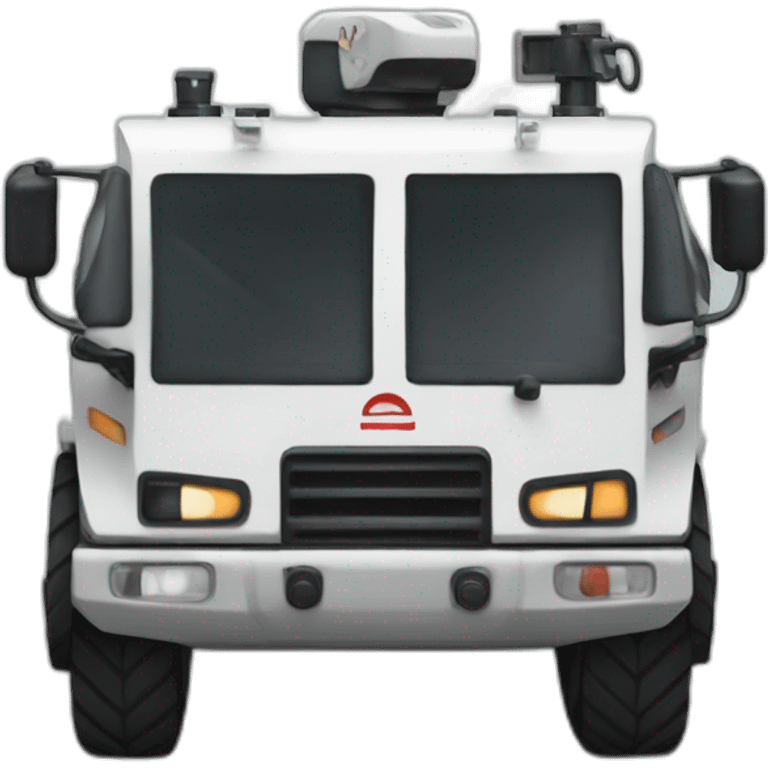 riot control vehicle emoji