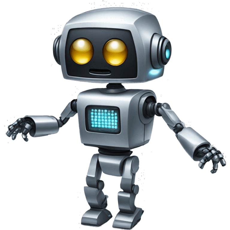 a disco robot emoji