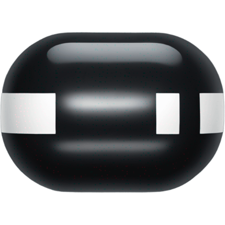 black capsule emoji