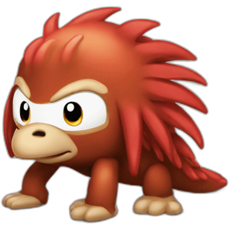 Knuckles the Echidna emoji