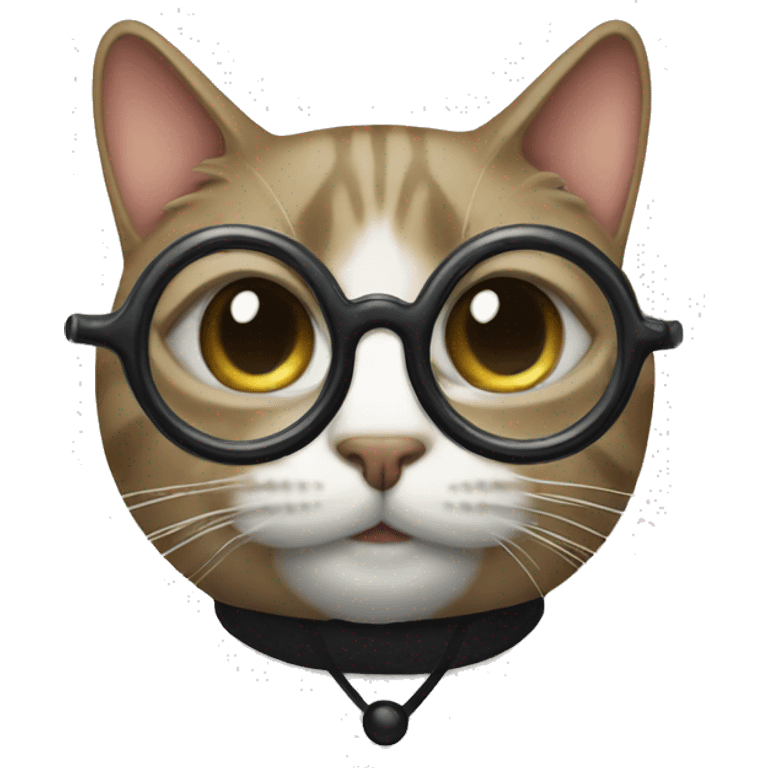 cat with monocle emoji