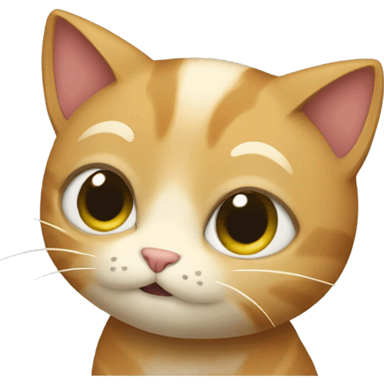 cat that is making  decisions emoji