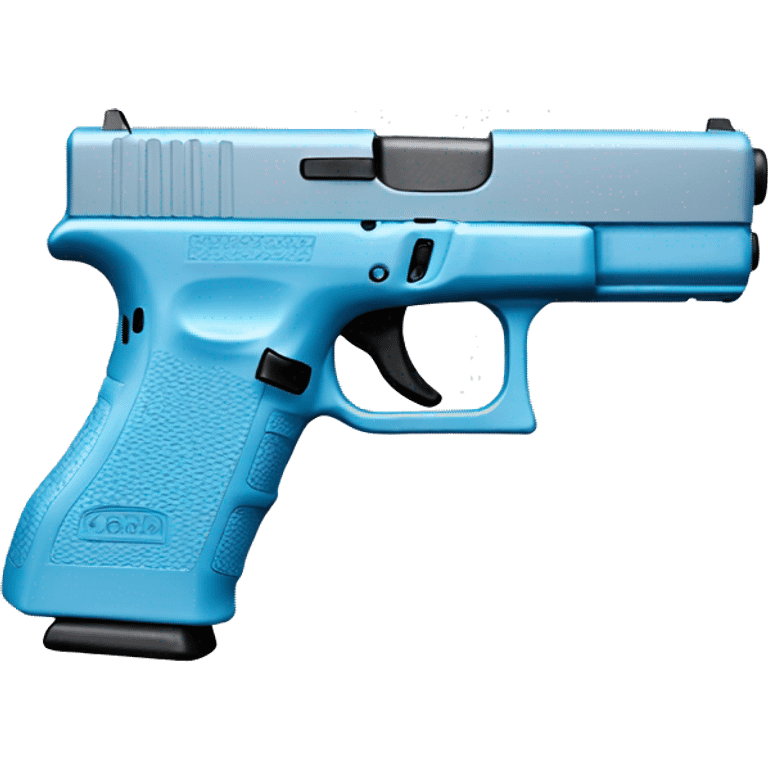 pastel blue glock emoji