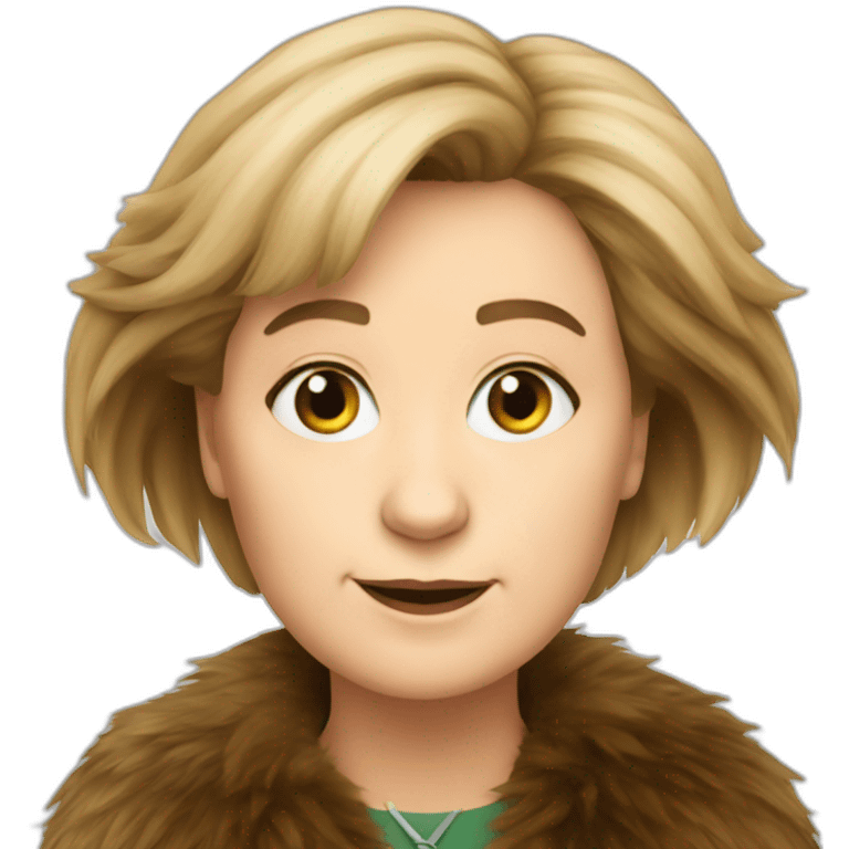 angela merkel as a furry emoji