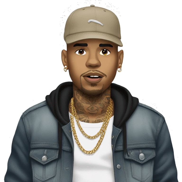 Chris Brown emoji