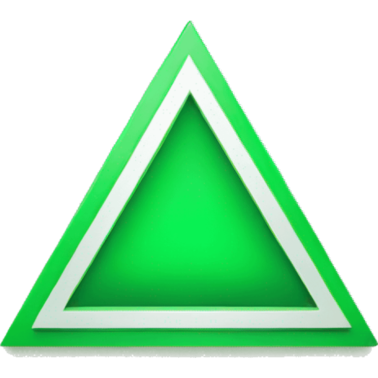 green triangle emoji