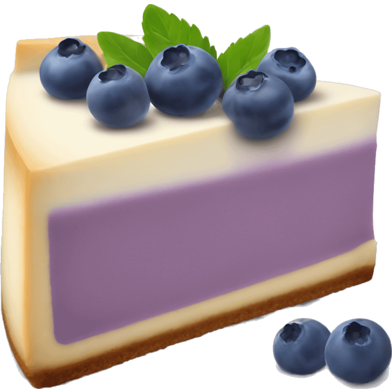 Blueberry Cheesecake  emoji