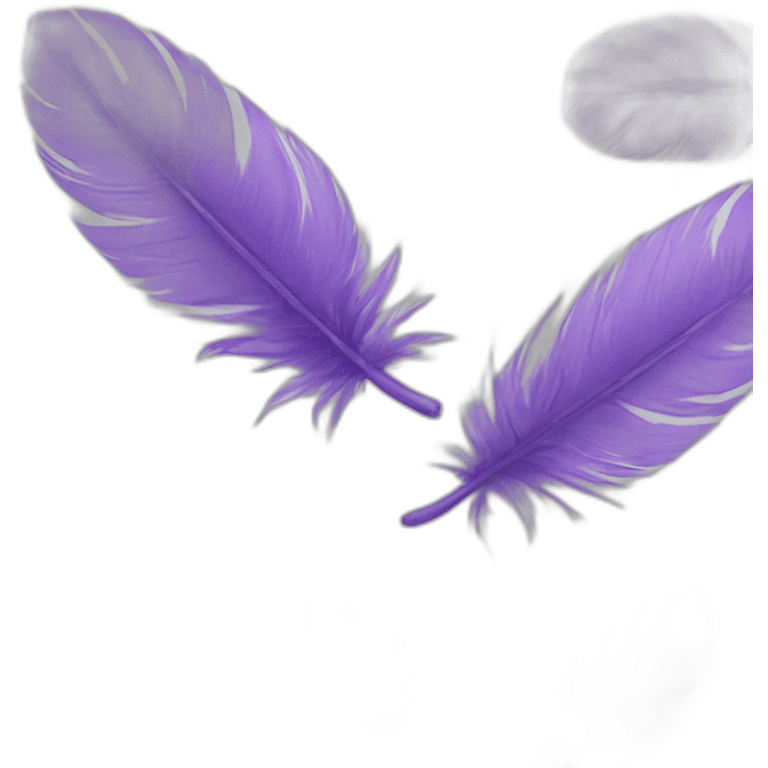 lilac feather emoji