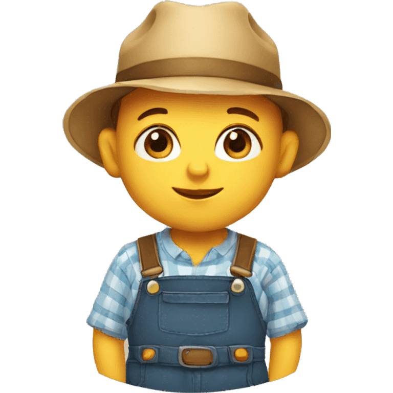 Farmer baby emoji