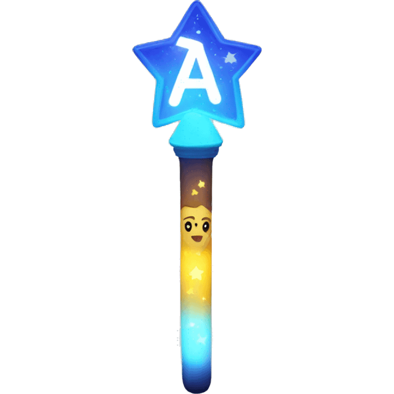 A K-pop lightstick  emoji