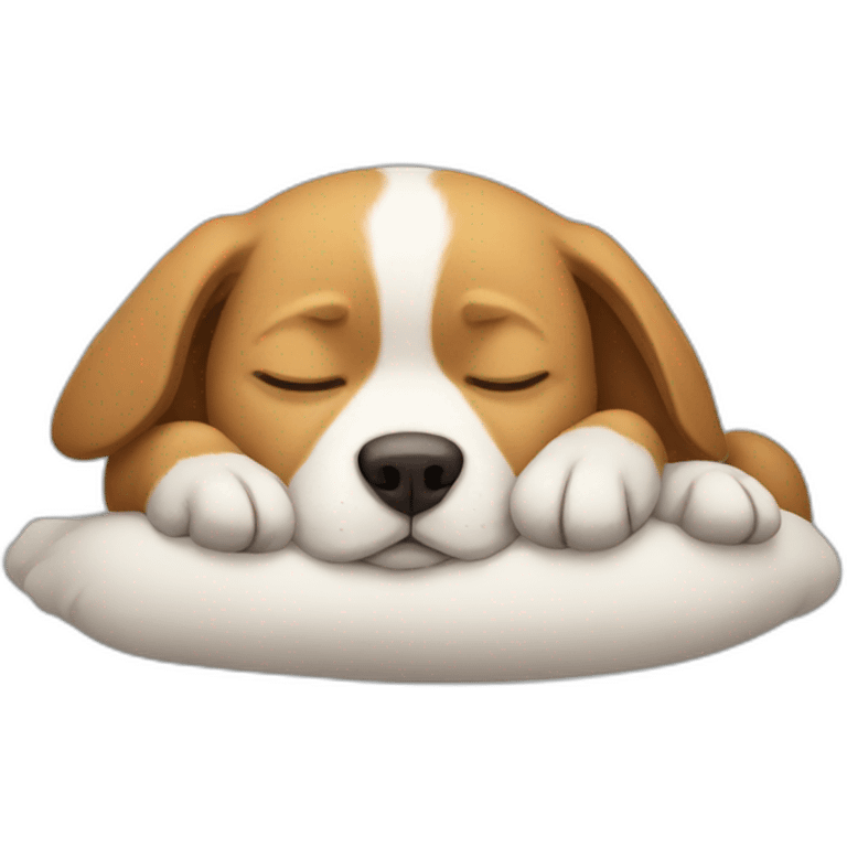 sleeping-dog emoji