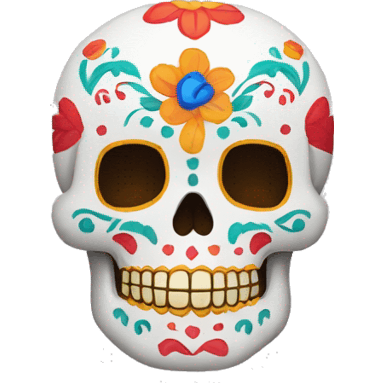 Calavera con color de Rusia emoji