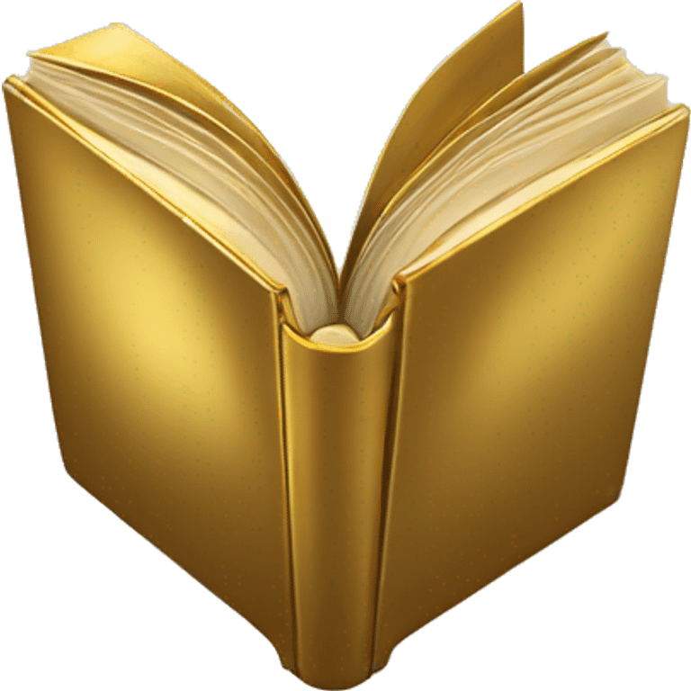 Gold book with “Fourth Wing” on the cover emoji