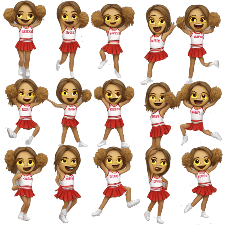 Cheerleaders  emoji