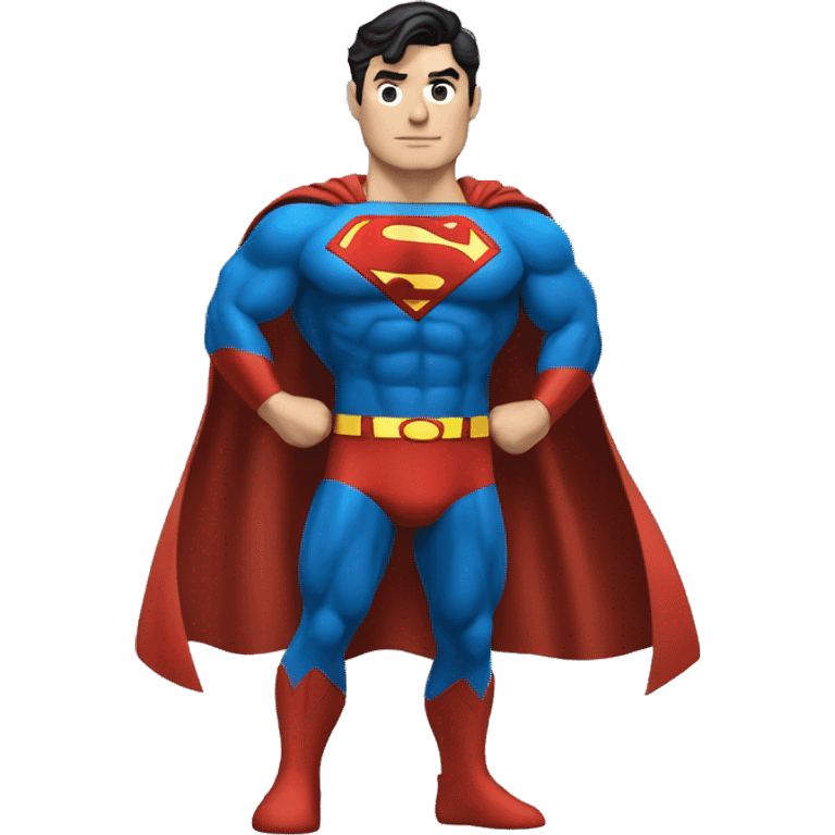 superman con rayo emoji