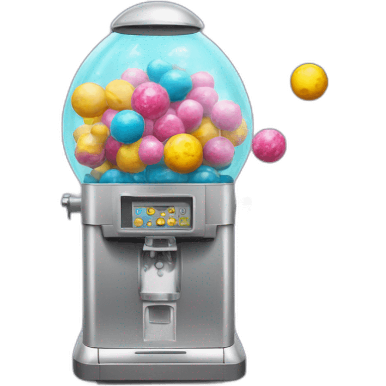 space themed bubblegum machine emoji