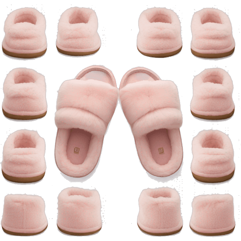 UGG slippers light pink emoji