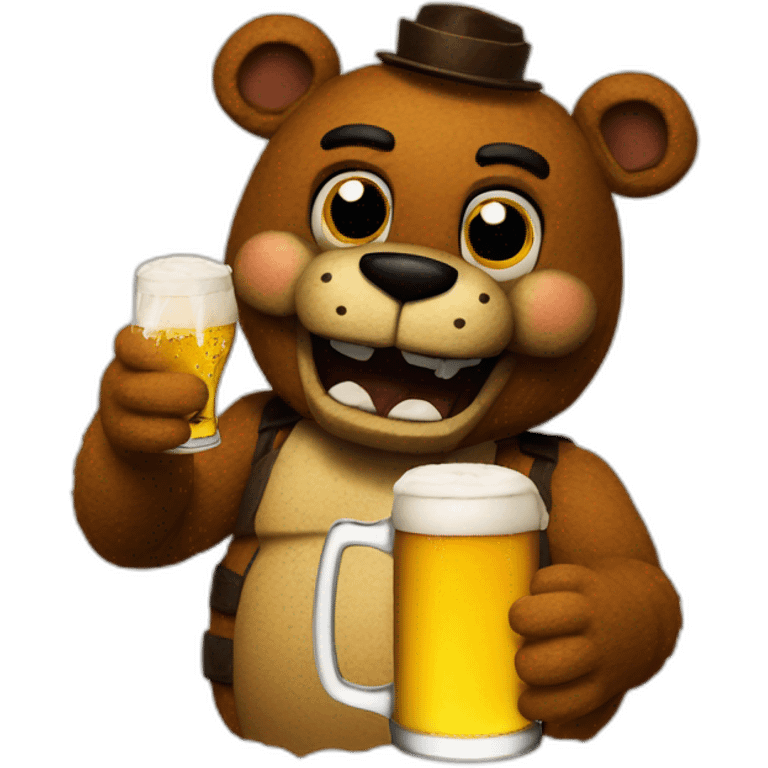 fnaf with a beer emoji