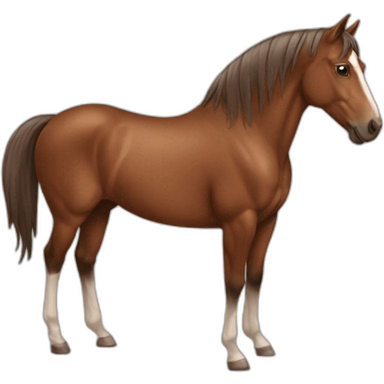 Brown horse emoji