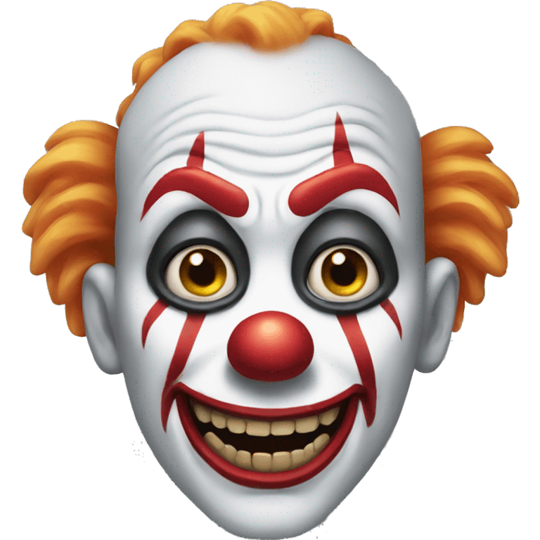 scary clown emoji