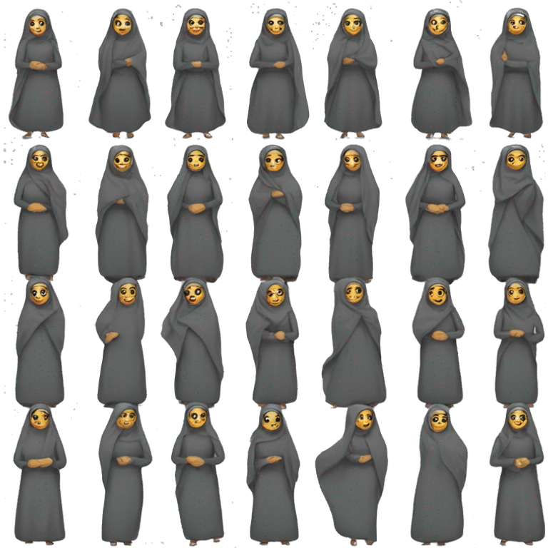 full body hijab woman emoji