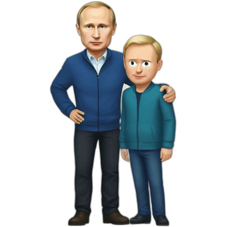 Putin with Navalny emoji